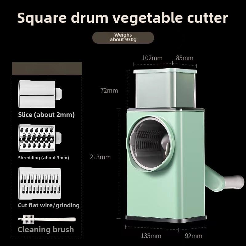 Swirl Vegetable Cutter, Manual Food Chopper, Multi-functional Vegetable Slicer, Shredder & Grinder, Food-grade Material, Sturdy & Safe, Kitchenware for Home Use Utensils 3