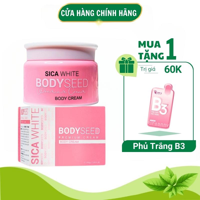 Kem Body Seed Sica White Chính Hãng 150g Dưỡng Thể Cấp Ẩm Làm Trắng Da Toàn…