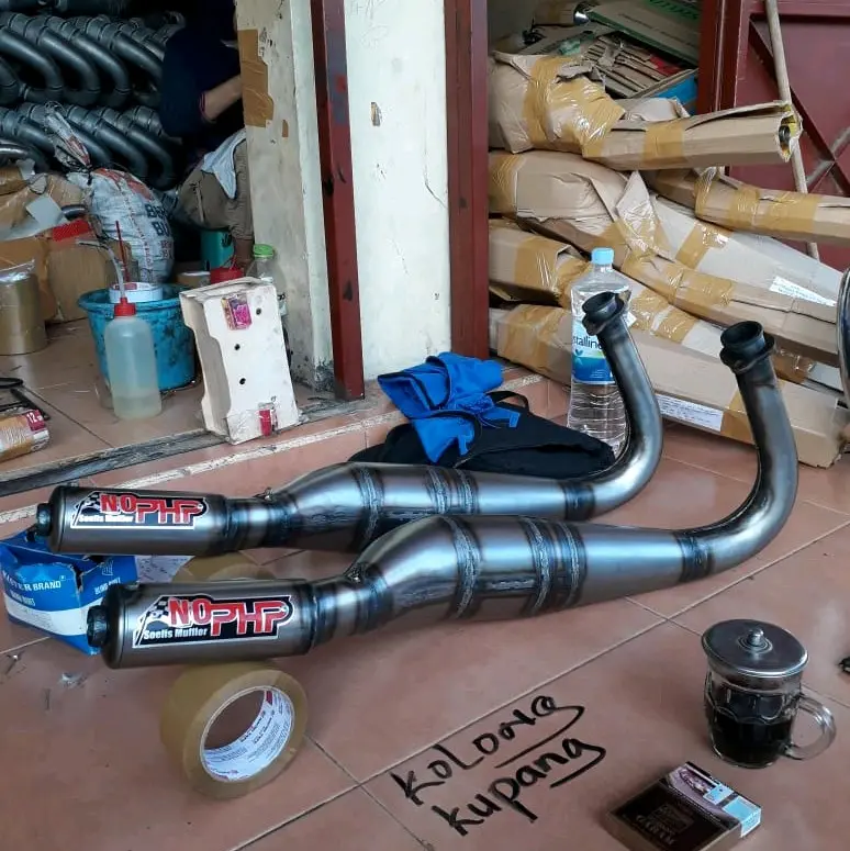 KNALPOT RX KING KOLONG KUPANG PLAT
