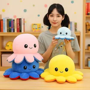 Boneka Gurita Bolak Balik Octopus Lembut Bahan Yelvo Kualitas Import Dolls