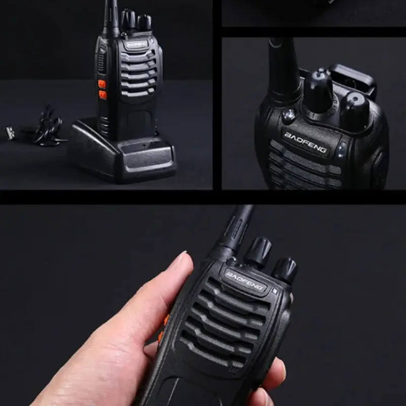 Bộ Đàm Cầm Tay 16 Kênh Hỗ Trợ Trò Chuyện Khoảng Cách Xa Dùng Cho Gia Đình  Khách Sạn Và Liên Lạc Vô Tuyến 6