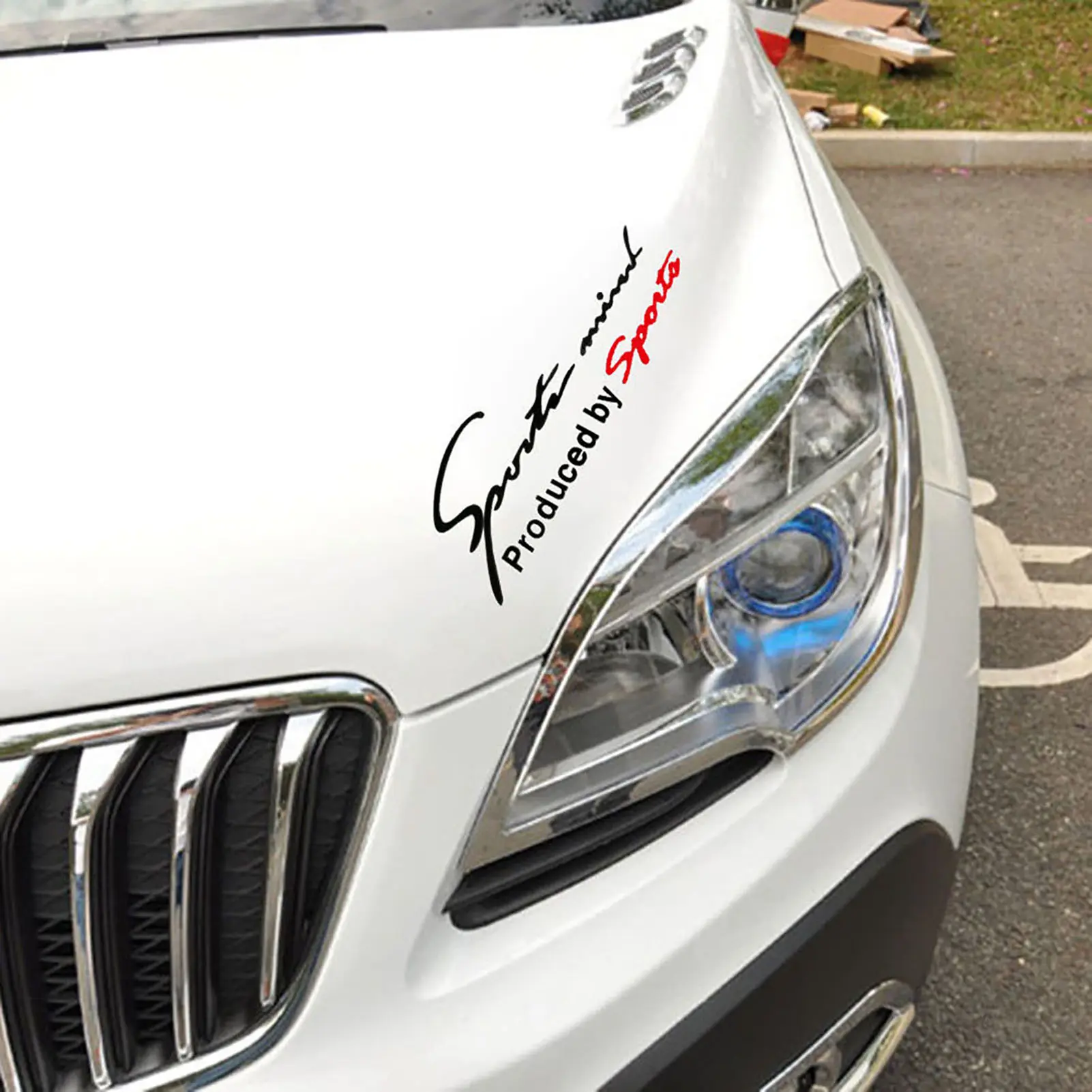 Tạo Kiểu Xe Hơi, Nhãn Dán Tâm Trí Thể Thao, Decal Can Huy Hiệu Biểu Tượng, Nhãn Dán Nắp Ca-pô Đèn Chiếu Sáng Ô Tô, longgrat