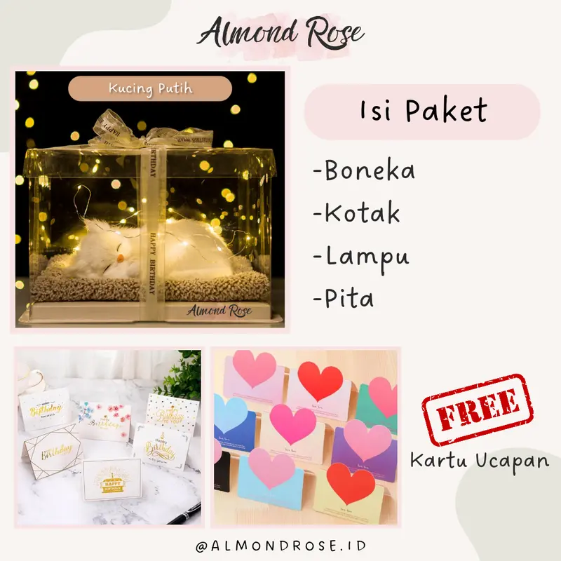 KUCING PUTIH - Boneka Bambu Arang Hadiah Boneka Tidur Hampers Hadiah Anniversarry Hadiah Pacar Set Hadiah Cewek Cowok Set Hadiah Cowok Cewek HADIAH KUCING HADIAH ANJING BONEKA LUCU GEMOY Bubble Dolls Paper 6