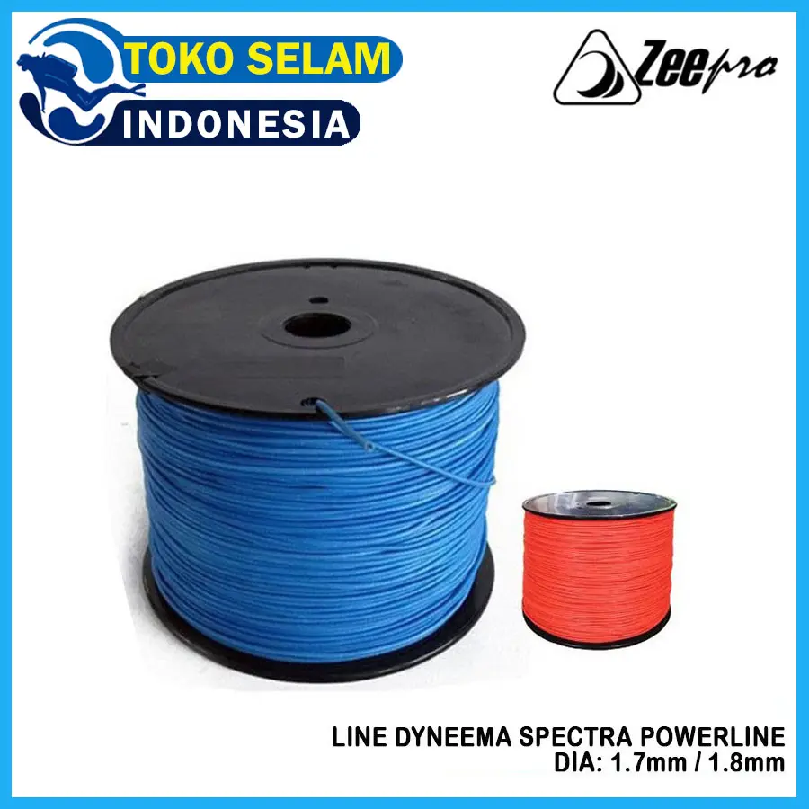 Line Dyneema Tali Dinema Speargun Senar Ikan Spearfishing Spearo Apnea 1,8mm (1 Meter)