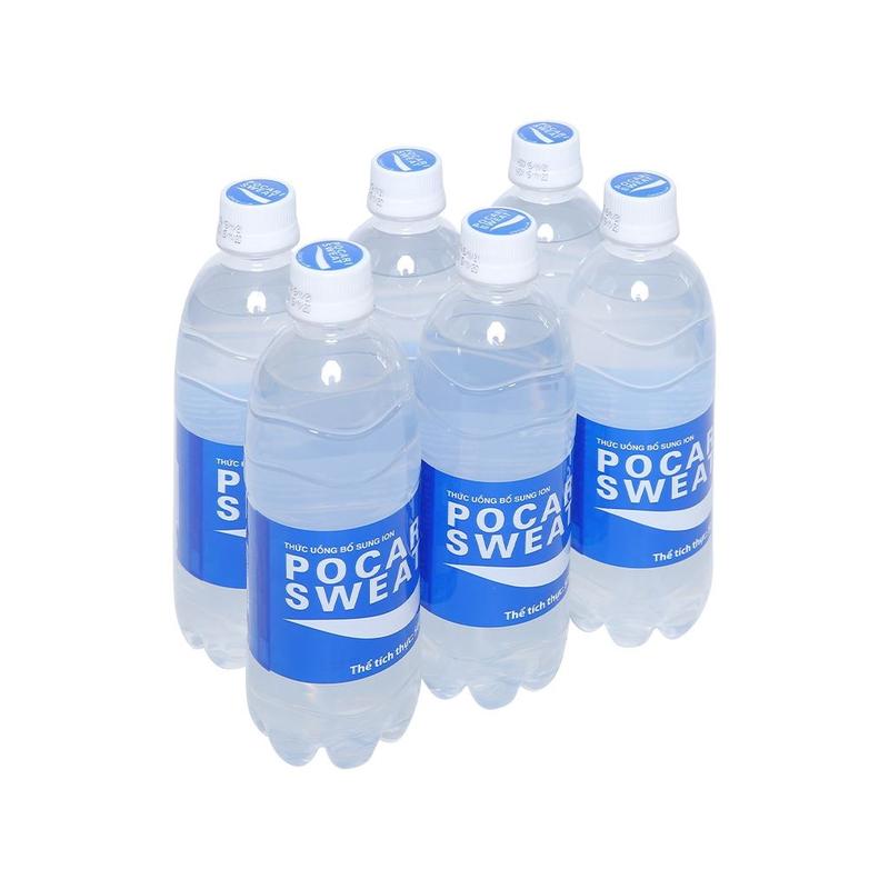  Nước uống bù khoáng Pocari Sweat  Lốc 6 chai 350ml   bocari sweet bù điện giải  