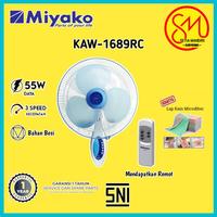 Gambar MIYAKO Kipas Angin Dinding + Remote KAW-1689RC Wall Fan KAW 1689 RC - KAW1689RC dari Setia Mandiri Elektronik Kota Bekasi 1 Tokopedia