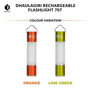 Dhaulagiri rechargeable Flashlight 707 Waterproof - Lampu Lentera Gantung Anti Air  - Lampu Tenda Camping Outdoor