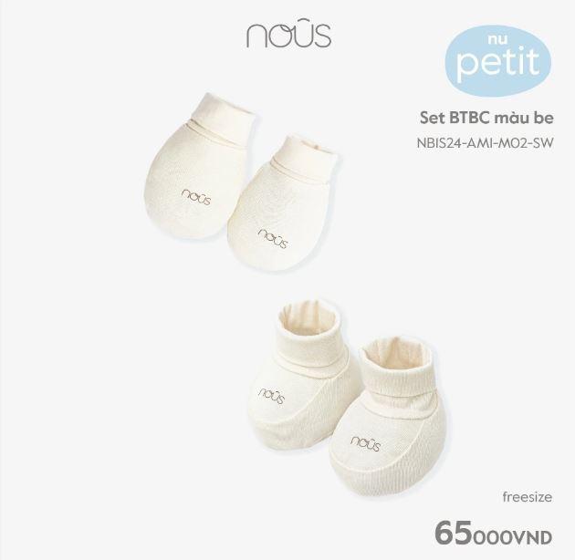  Phụ kiện bao chân bao tay yếm mũ cho bé sơ sinh 