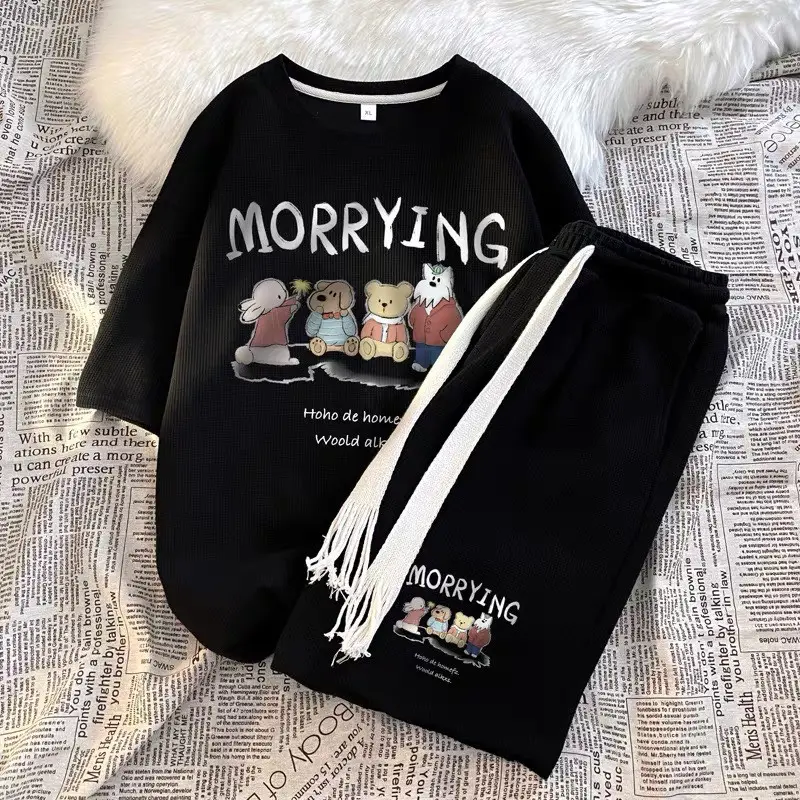 [RẺ VÔ ĐỊCH] Sét Bộ Đùi Nam Nữa APT Unisex Sét Bộ Đùi Chất  Tổ OngDày Dặn Thoáng Mát Cấp In Hoạt Hình