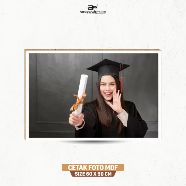 Cetak foto wisuda tempel didinding free pengait ukuran Big Size | Hadiah wisuda | Hiasan Dinding | Kado Wisuda | Modern Dipasang di Dinding 2