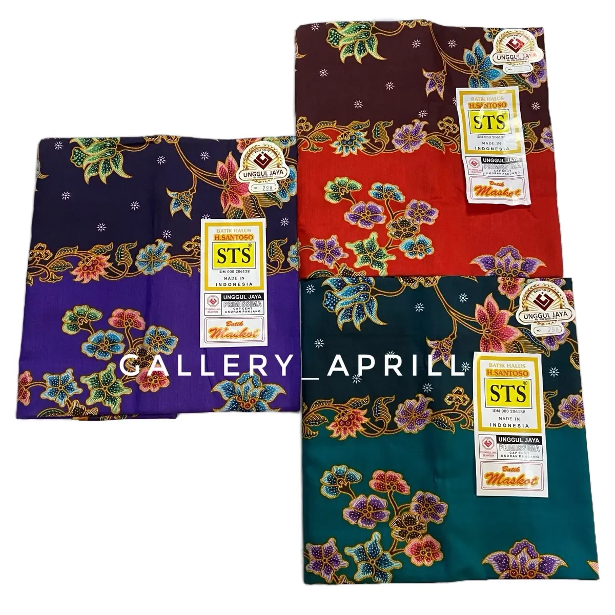 Sarung Batik Capcent Maskot UnggulJaya Halus Lembut Katun Bawahan Tebal ...