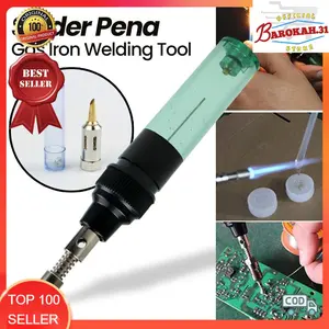 JHHTDZ Solder Pena Gas Iron Welding Tool 3 in 1 1300C - HT-F01