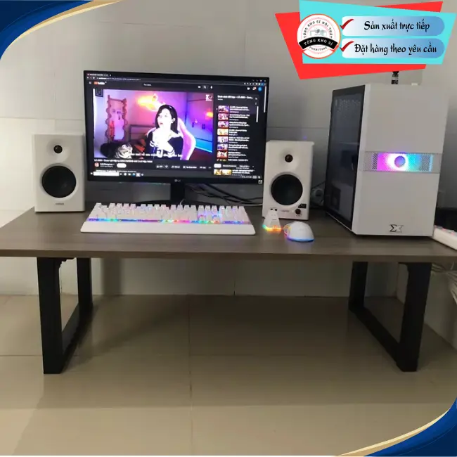 Bàn làm việc gấp gọn , bàn học ngồi bệt, bàn bệt kiểu nhật , chân bàn gấp gọn , đã lắp ráp sẵn 8