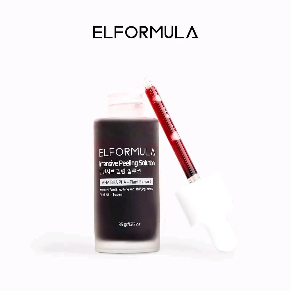 READY STOCK️️️️️️️️️  ELFORMULA INTENSIVE PEELING SOLUTION ELFORMULA Intensive Peeling Solution - Serum Exfoliating Dark Spot Eksfoliasi Wajah Mencerahkan dan Mengangkat Sel Kulit Mati with AHA BHA PHA