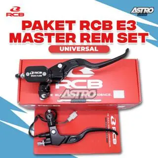 Master Rem RCB Kanan E3 14 MM Handle Rem Kiri E2 Vario 125 150 Beat Fi ESP Scoopy Fi Prestige ESP Beat Deluxe Genio Racing Motorcycle Matic Rem Tromol - 01BP039B 1