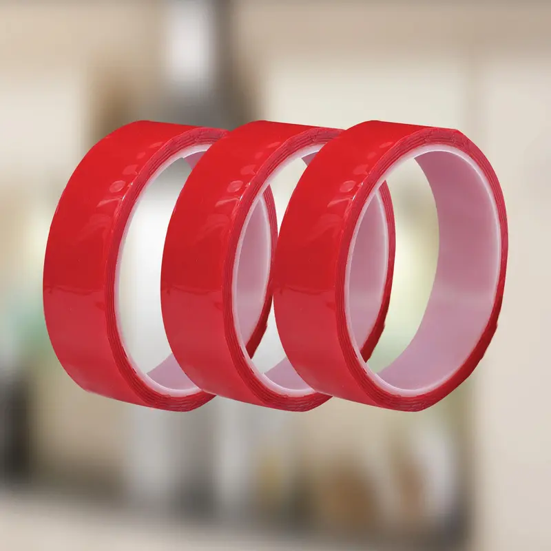 Double Sided Clear Adhesive Tape, 1 Count Waterproof Nano Acrylic Tape, Multifunctional Traceless Adhesive Tape for Wall, Home, Office, Car, Glass 7