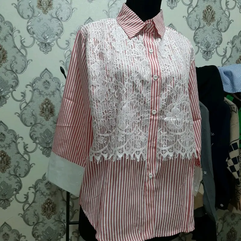 kemeja katun salur combi borkat 1