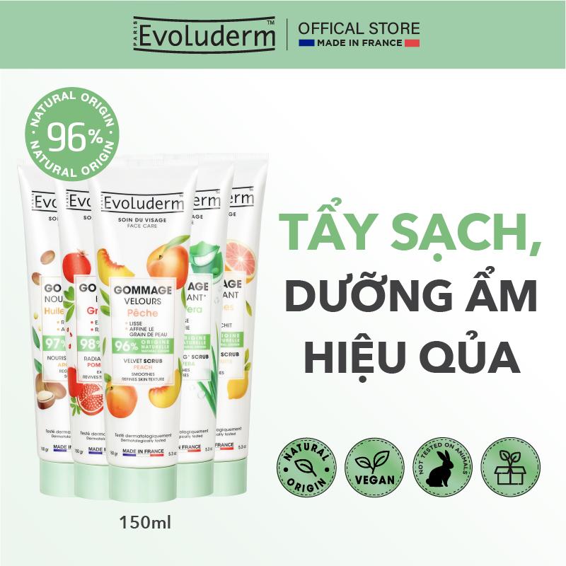Kem tẩy tế bào chết dành cho da mặt Evoluderm 150ml