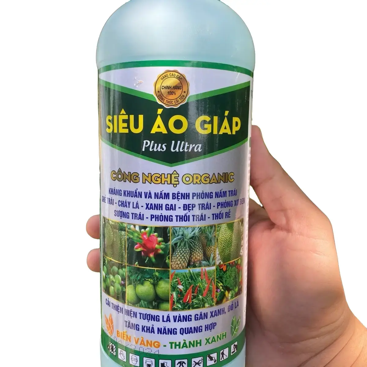 PHÂN BÓN VI LƯỢNG SIÊU ÁO GIÁP BẢO VỆ CÂY TRỒNG CHAI 1 LÍT