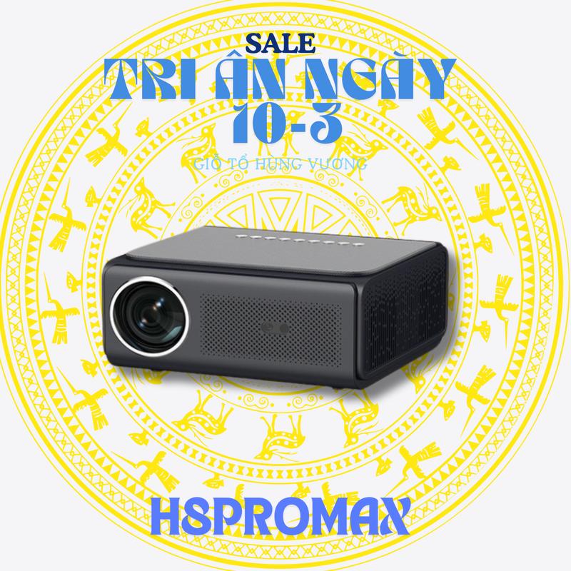 Máy Chiếu Xem Phim H8 Promax 2024 , Giọng Nói , Chuột Bay] Máy Chiếu Mini Full HD, Hỗ Trợ 4K, Lấy Nét Tự Động, Projector, Led Bluetooth maychieu