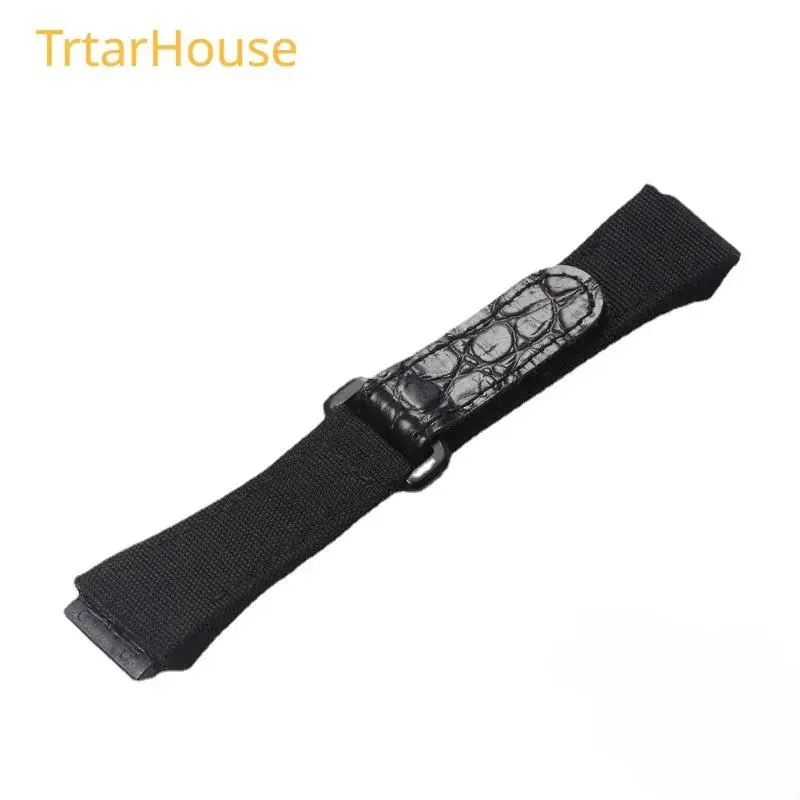 Phụ Kiện Đồng Hồ, 25mm, Dây Đeo Vải Dây Đeo Đồng Hồ Nylon MILLE Richard, Dây Đeo Đồng Hồ Nam, Đáy Bằng Da Thật, Thích Hợp Cho Nam, Thiết Kế Hình Khỉ Đeo Tay Bàn Tay Watch 4