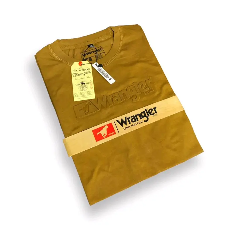 baju kaos embos wrangler kaos distro pria premium quality kaos cowok full label tag  motif timbul [ M.L.XL.2XL.3XL ] 6