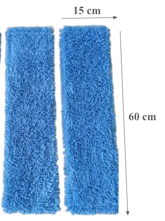 Cây lau nhà công nghiệp san hô 45cm, 60cm 100% INOX có Khoá tăng giảm cao cấp xoay 360 độ sợi Microfiber  - SẢN PHẨM đã bao gồm tấm lau 1