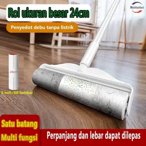 pel rol pembersih Bulu hewan peliharaan debu panjang pegangan yang dapat disesuaikan 25-124cm roller penghilang debu Baik untuk mengumpulkan debu/bulu kucing pembersih bulu kucing roll pembersih debu