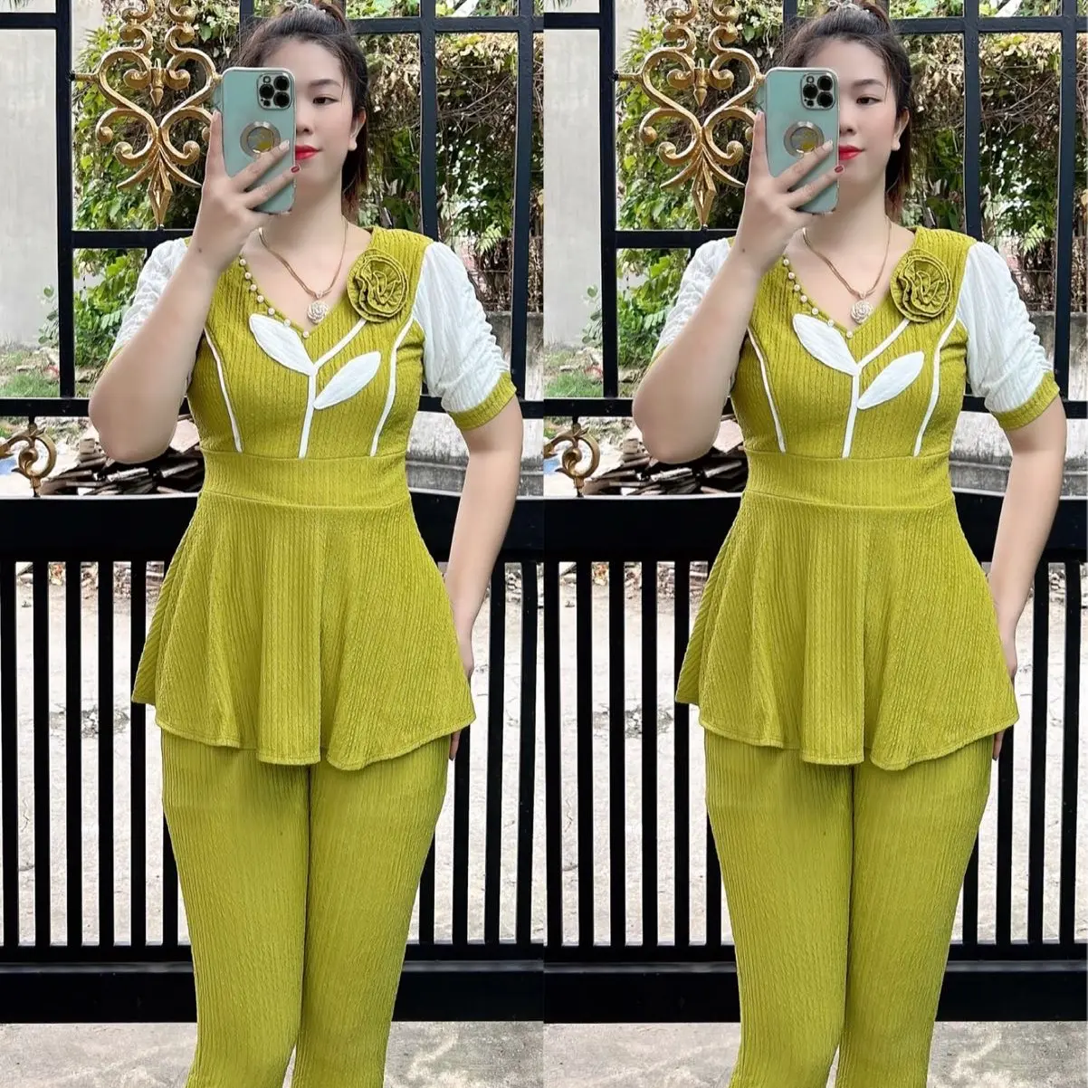 ĐỒ LỬNG 7 TẤT THUN XỐP NHẬT TAY NGẮN CÓ TÚI