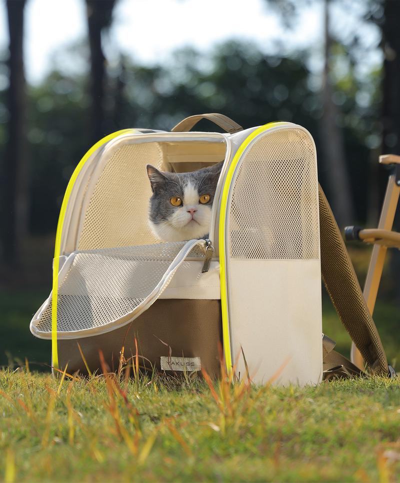 Product Introduction of Pet Backpack Outdoor Breathable Portable Cat Bag Large Capacity Handheld Dog Bag 6
