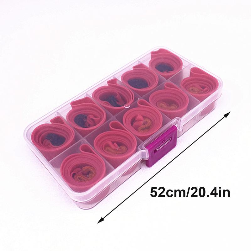 Product Introduction of Tali Pinggang Getah, 10pcs / Kotak, Aksesori Menembak, Alat Memancing, Memanjangkan dan Menebal, Kuat dan Tahan Haus, Tali Pinggang Keanjalan Kuat Lateks, Sesuai untuk Peralatan Memancing, JIUJIANGHUA2157 14