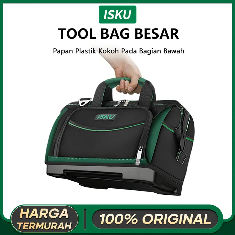 【new type】 Toolbag 16-20 inch Kain Oxford Tebal Tas Alat Perkakas Kuat Tas Perkakas Toolkit Toolbox 16 Inch 0