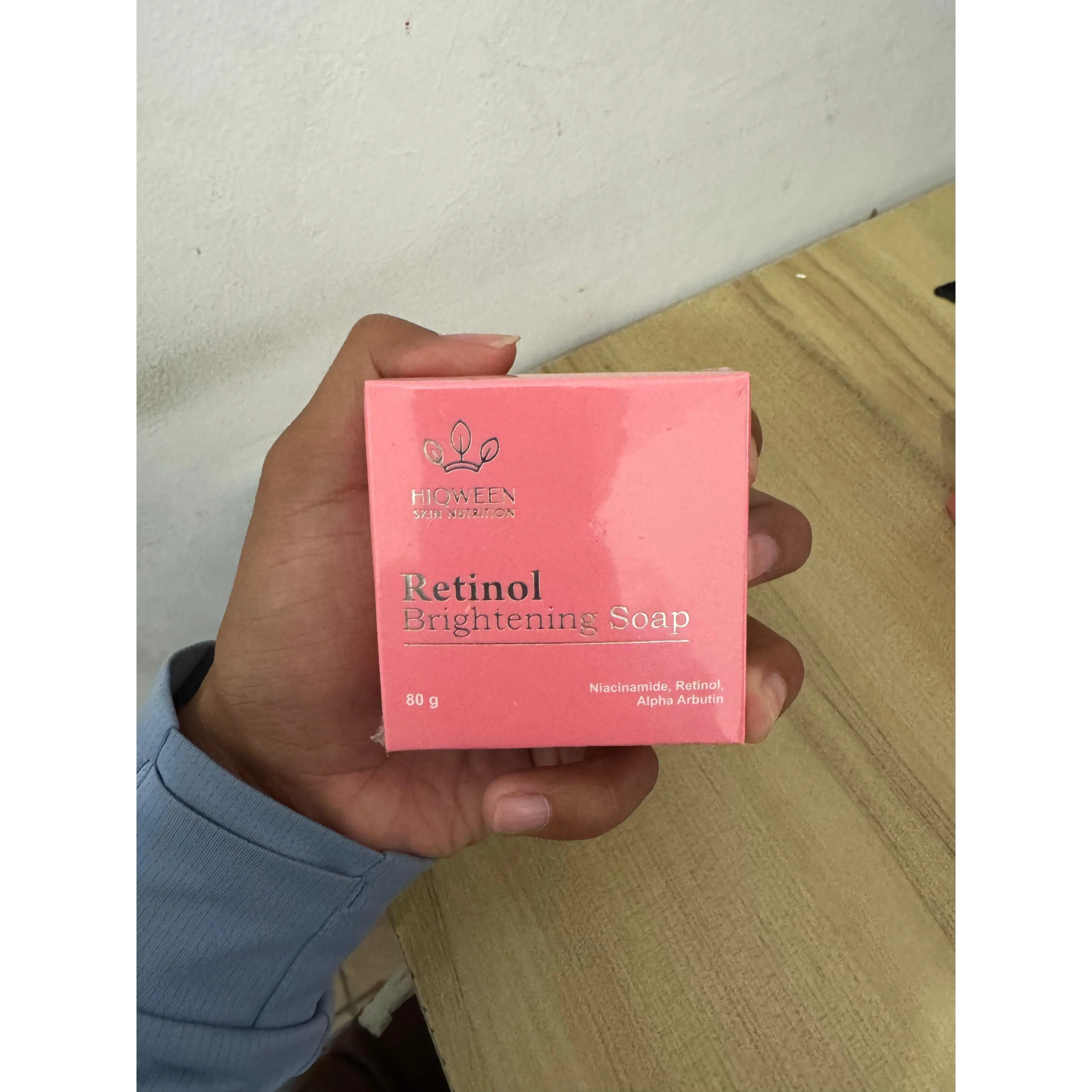 HIQWEEN RETINOL BRIGHTENING SOAP - Sabun Pemutih Badan & Wajah Mencerahkan