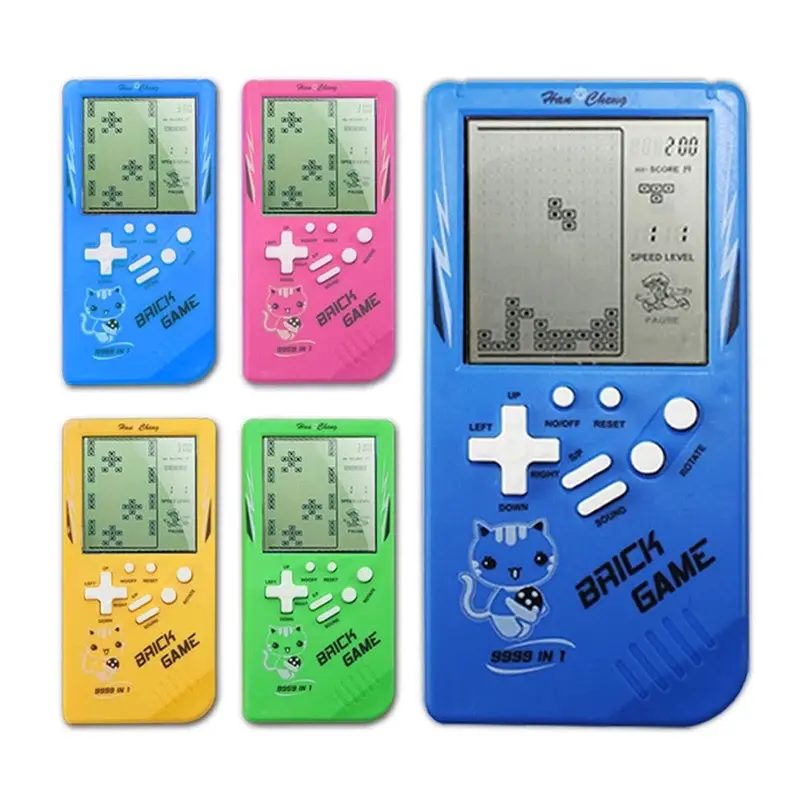 Big Screen LCD Classic Handheld Game Machine Brick Game For Kids Brick Game Device Vintage Protection