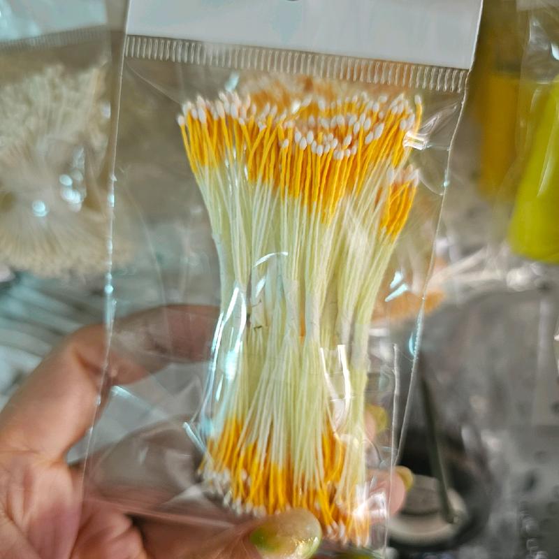 Nhị sen,nhị chỉ gói 10 bó làm hoa sen thủ công 0