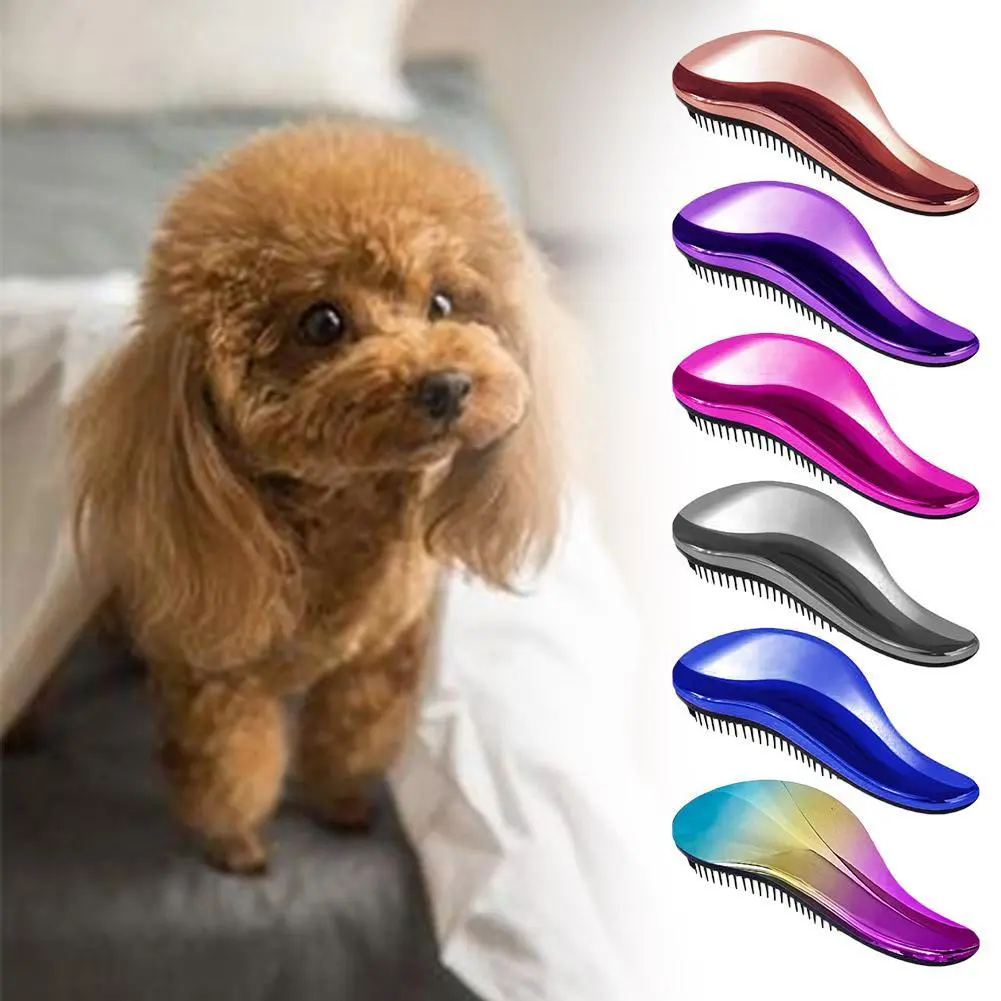 Lược Mát Xa Cho Chó, Thích Hợp Cho Chó Nhỏ Và Lớn, Teddy Và Mèo, Lược Đặc Biệt Cho Chó Vàng, Chải Lông, Thích Hợp Cho Chó Thu Gom, S5V8