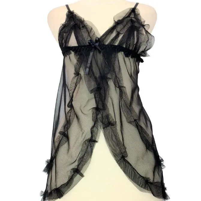 Baju Tidur Lace Renda Kasa Babydoll transparan terlaris Lingerie Wanita 1194