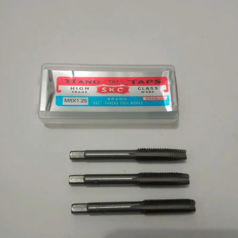 hand tap skc alat pembuat drat/ulir 1 set isi 3pcs berkualitas top 3