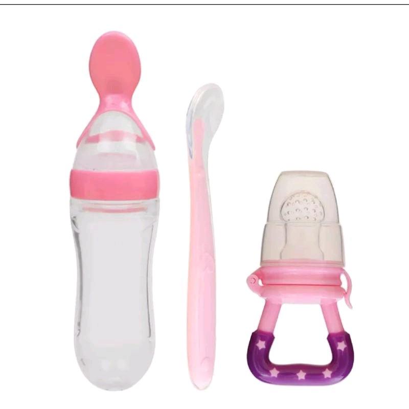 sét 3 sản phẩm bình thìa ăn dặm thìa núm nhai} Cho Bé