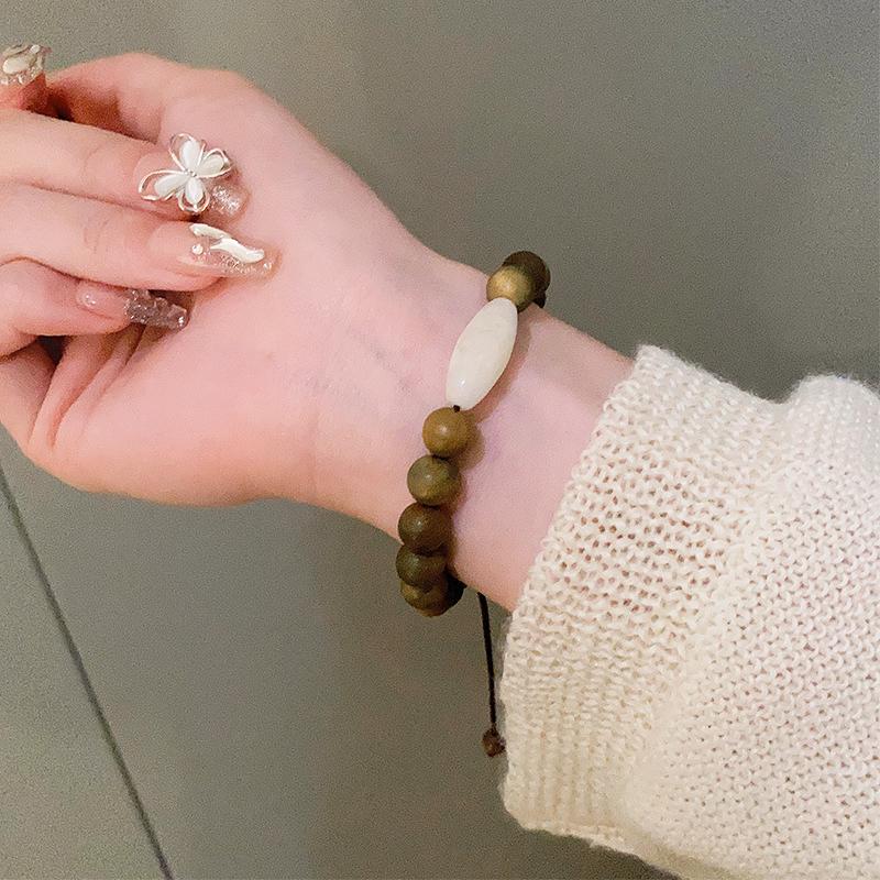 Vòng tay nam nữ gỗ Đàn Hương chỉnh được size - có hộp đựng