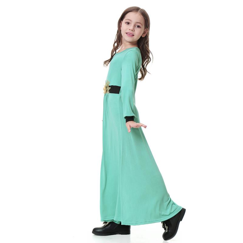 Product Introduction of 4-16 years old Muslim Girl Skirt Set Muslim Girl Long Dress Set Muslim Girl Clothing Girl Batman Skirt Set Children's Clothing South East Asia Girl Long Dress Dress 14