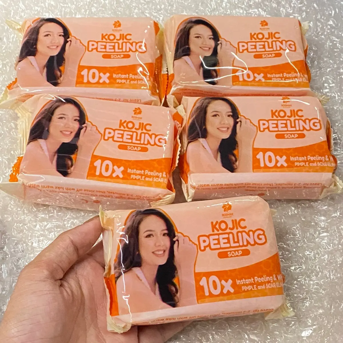 [5 FOR 150] ROSMAR KOJIC PEELING SOAP 150g