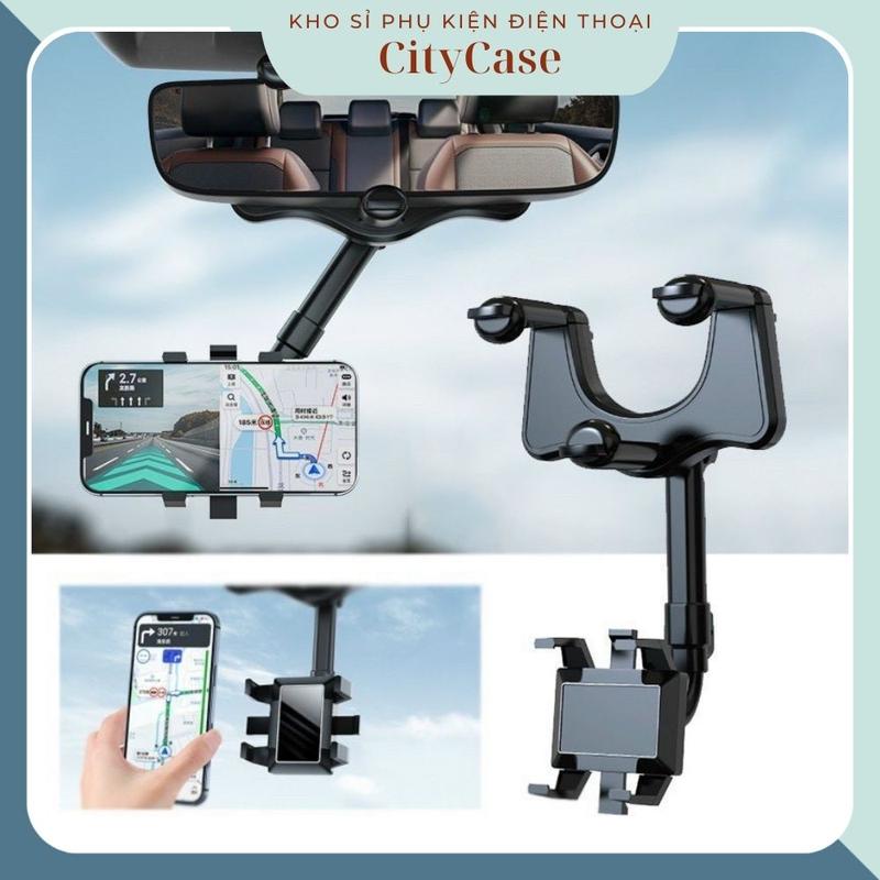 Giá đỡ điện thoại ô tô MYTMALL Kẹp điện thoại trên xe hơi xoay 360 độ gắn bảng…