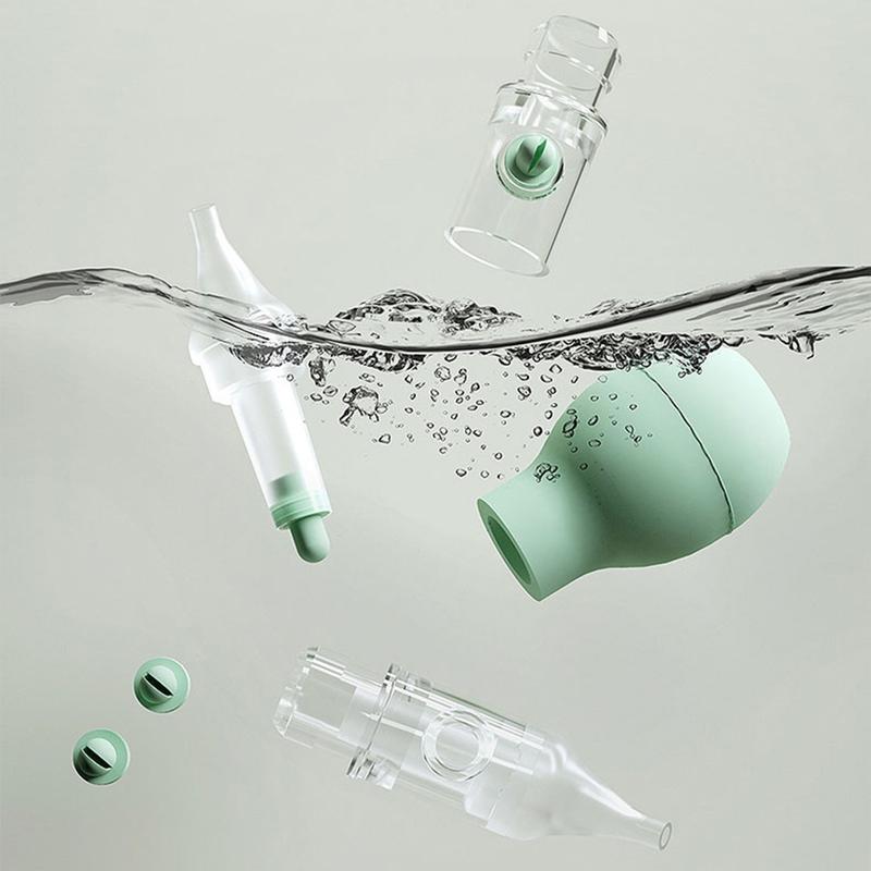 Newborn Nasal Aspirator Nose Vacuum Suction Squeeze Nose Aspirator Nose Cleaning Kit Easy Use Baby Nose Booger Sucker 8