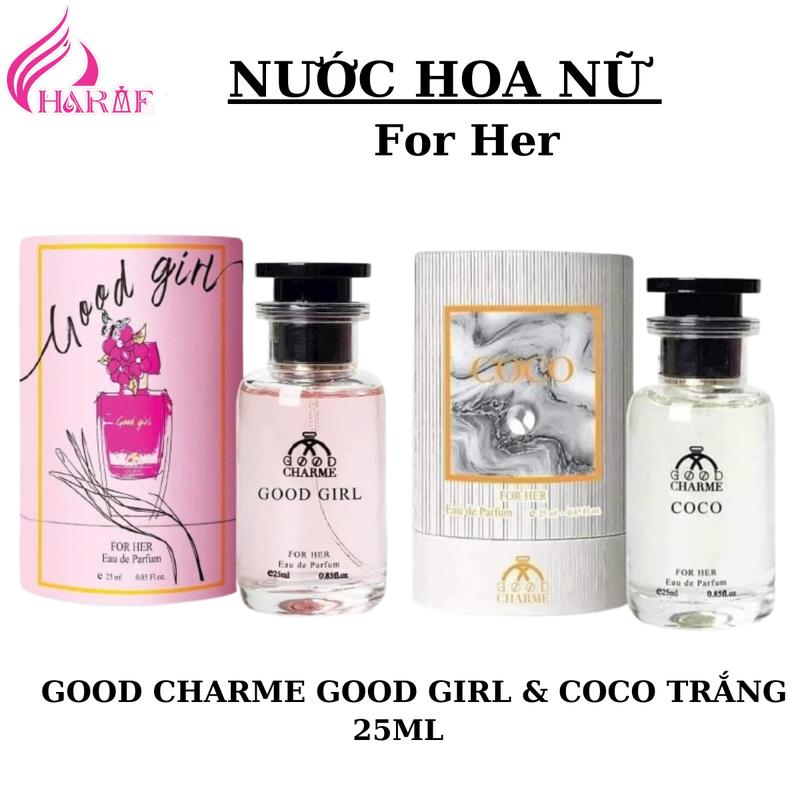 GOOD CHARME-Nước Hoa Nữ GOOD GIRL và COCO TRẮNG 25ml (dạng xịt) Cosmetic Women Perfume Cherry