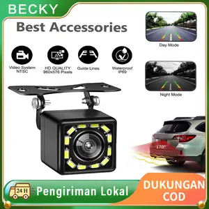 Kamera Mundur - Parkir Belakang Mobil 12 Mata LED premium terang jernih CAMERA 12LED