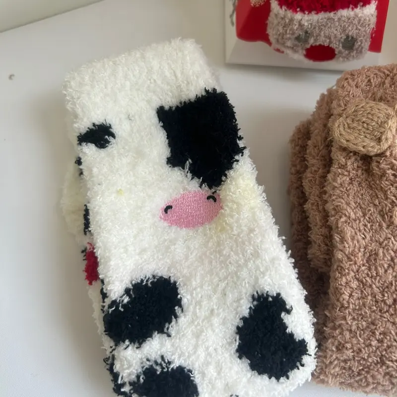 Kaos kaki rajut tebal dan  lembut/ kaos kaki tebal lembut untuk tidur/ kaus kaki rajut tebal anak Fashion 1