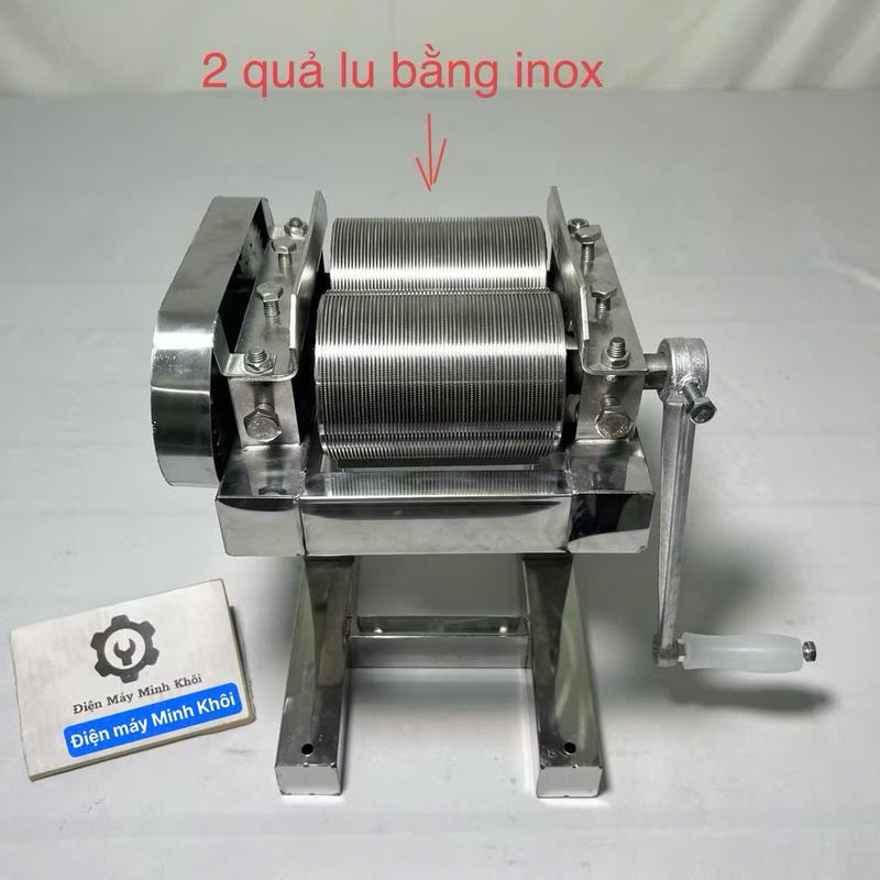 [Quả lu INOX] Máy Thái Bì Heo Bì Lợn dùng lực tay đa năng inox| Máy cắt bì heo loại lớn | Máy xay bì heo