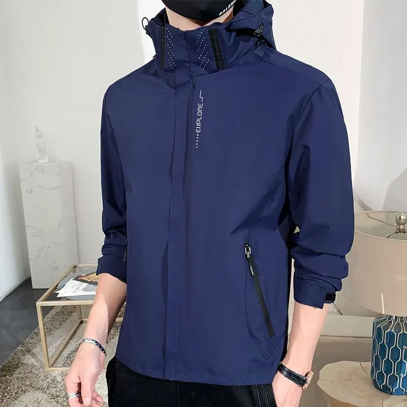 Paul Autumn New Sports Paul Jacket Hooded Jacket Outdoor Mountaineering Windproof Waterproof Fleece Couple Outfit Footwear