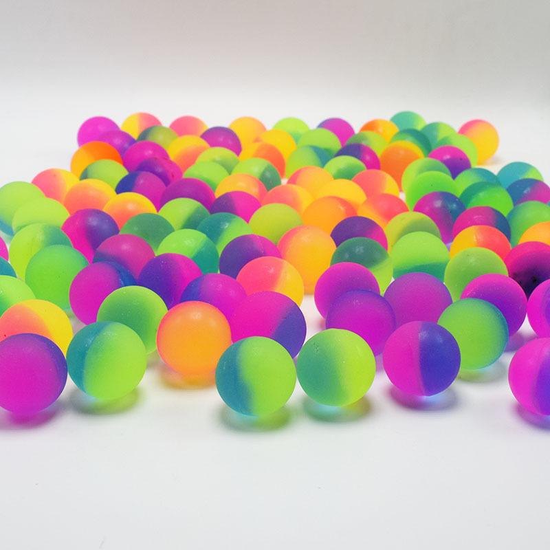 Product Introduction of 1PC Colorful Bouncing Rubber Balls Children Toy Boy Outdoor Kids Sports Games Elastic Jumping Balls Anti Stress Educational Toys 54